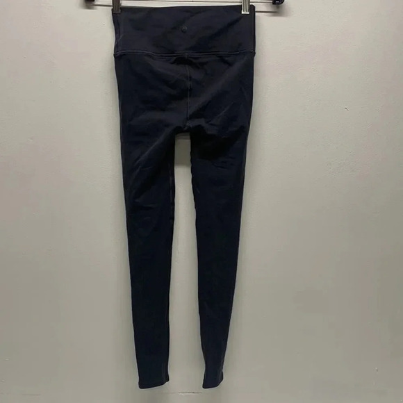 Lululemon Reveal 7/8 Tight Legging Pants Vortex 25" Dazed Gray Mesh Breathable 6 - Picture 4 of 12